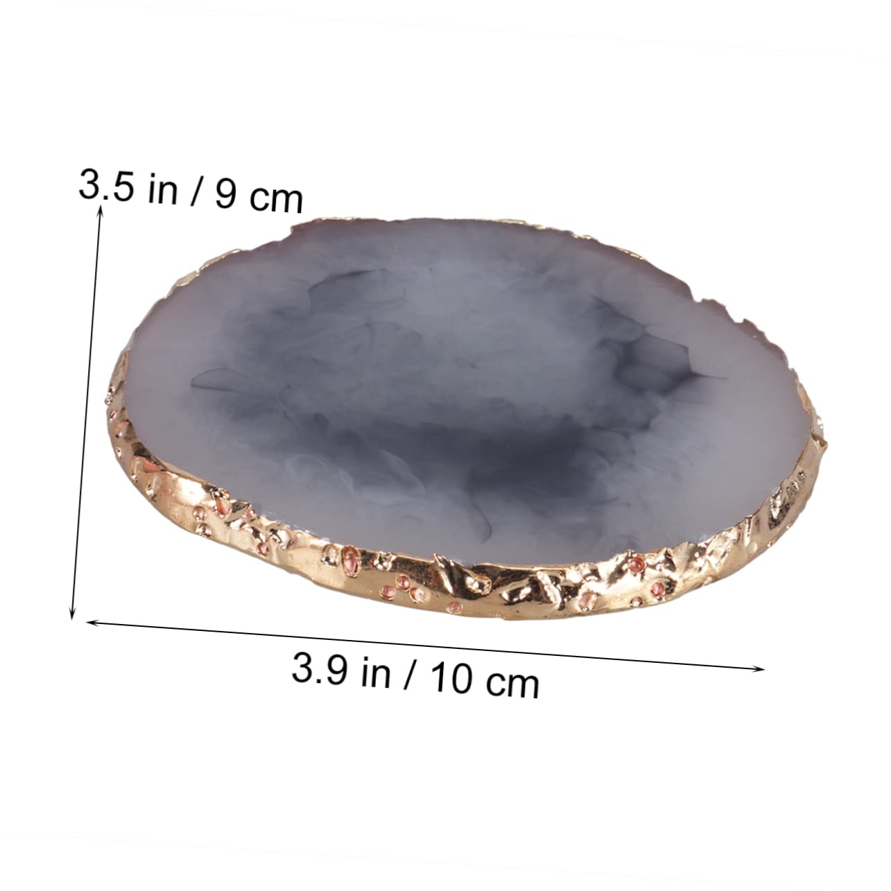 ERINGOGO Paint Mixing Tray Resin Palette Nail Art Palette for Cosmetics Easy Storage