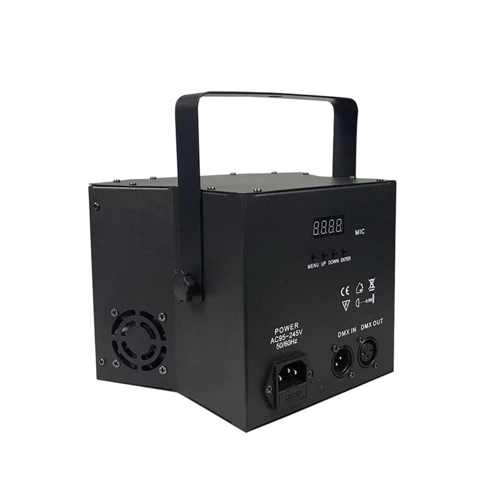 DJ Disco LED 4 w 1 efekt oświetlenia scenicznego pszczoła oko UV czarne światło stroboskopowe wesele impreza świąteczna lampa aktywowana dźwiękiem Na imprezy i do klubów(No Remote)