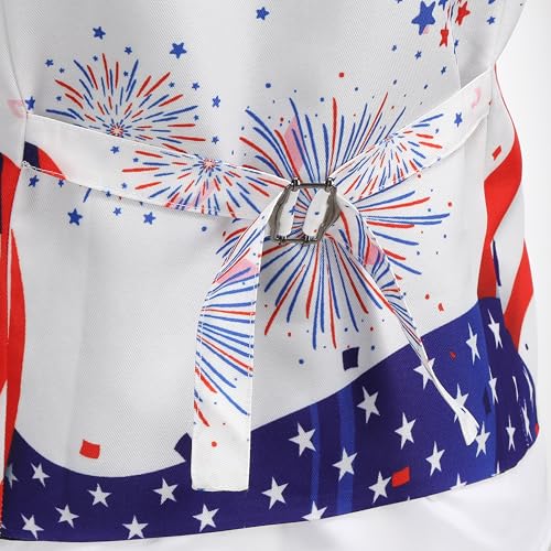Image of GRAJTCIN Men's Festive Costume Adult Mardi Gras Vest 3D-Print St Patrick's Day Suit Independence Day Waistcoats