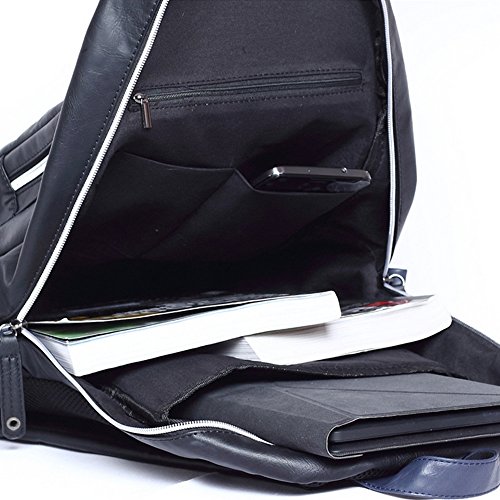 ESTHER bellezza Uomo in pelle PU Zaino per laptop