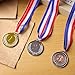 Shindel 12PCS Winner Award Medals, 1st, 2nd, 3rd (Gold, Silver, Bronze) Metal Medals for Sports, Competitions, Party, Spelling Bees, Olympic Style, 2 Inches