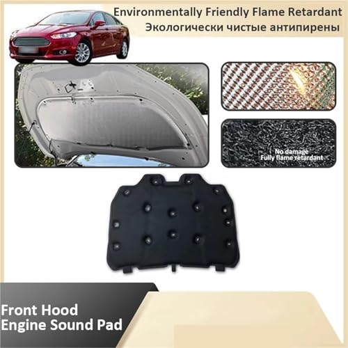 Isolant Capot Ford Mondeo MK5 2014-2016 Coussin Phonique Moteur - 3