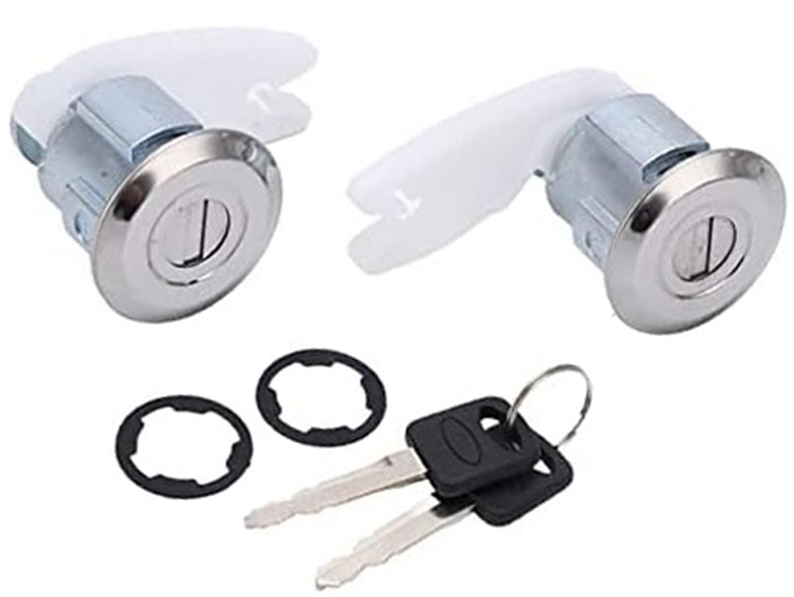 Szwaldaper One Color Auto Door Lock Latch Front Door Lock Cylinder Kit Dl54 Metal Barrel Assembly Set Replacement, For Ford, For E 150 Econoline 1992 1996