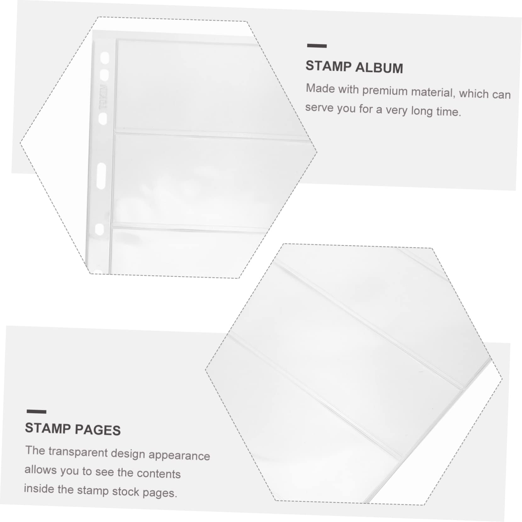 Album per Banconote da Collezione 20 Fogli Pvc per Raccoglitore | Pagine Trasparenti a 4 File, Formato Standard 9 Fori, per Archiviazione e Ordine delle Collezioni