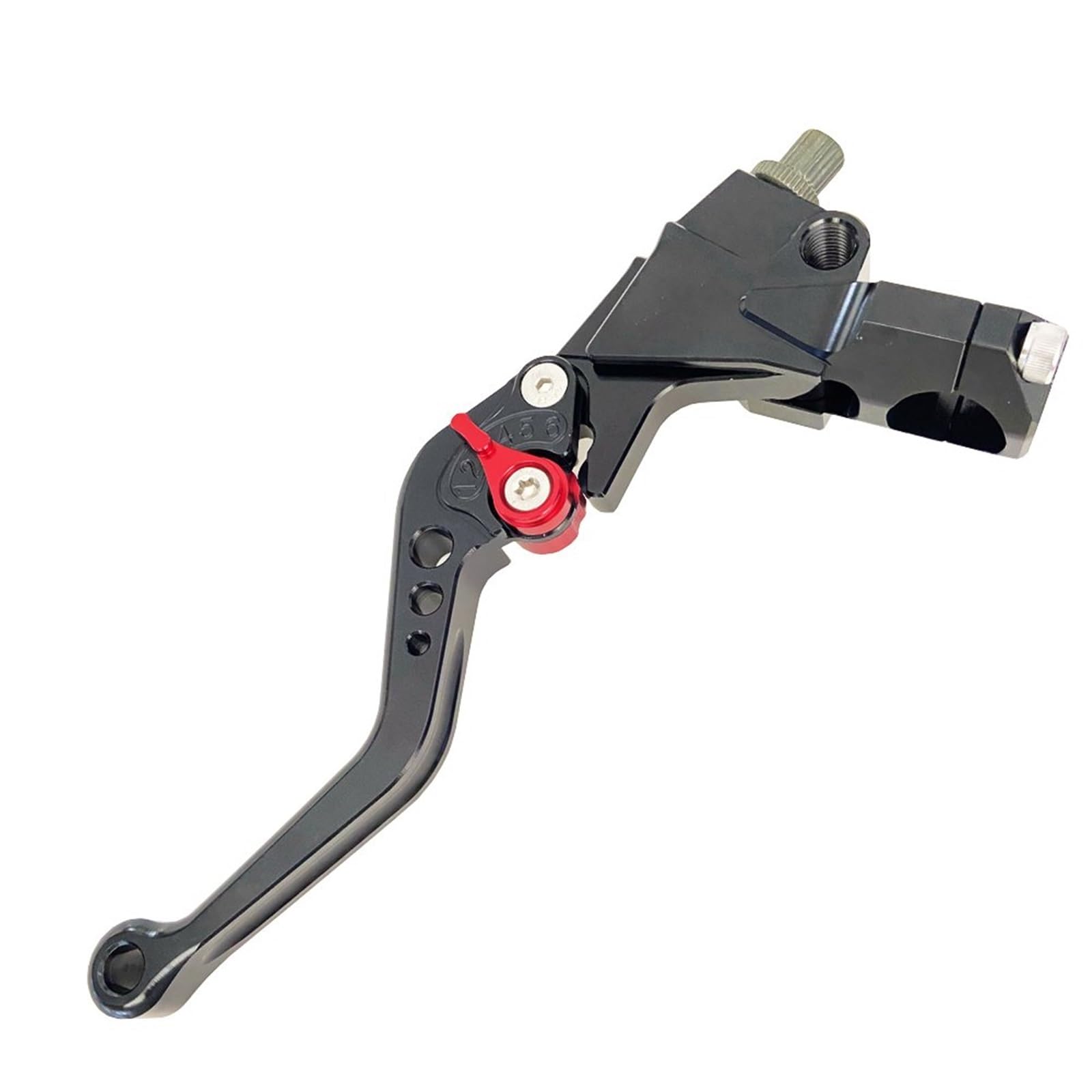 Iukmr Black Cable Clutch A Motorcycle Clutch Brake Lever Cnc Hydraulic Brake Clutch Pump Master Cylinder Lever Cable Universal Motorcycle Motorbike Handle(Black Cable Clutch A)