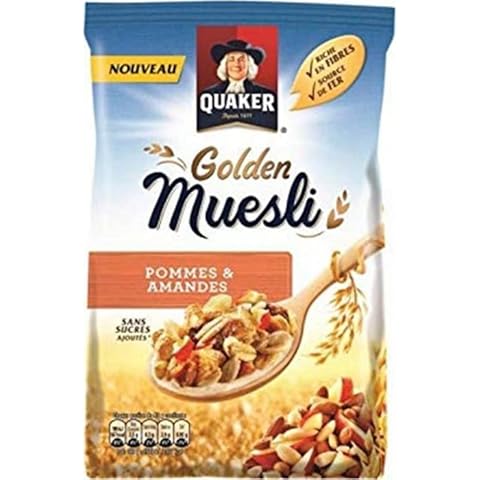 Muesli Quaker pommes amandes 500g Cover