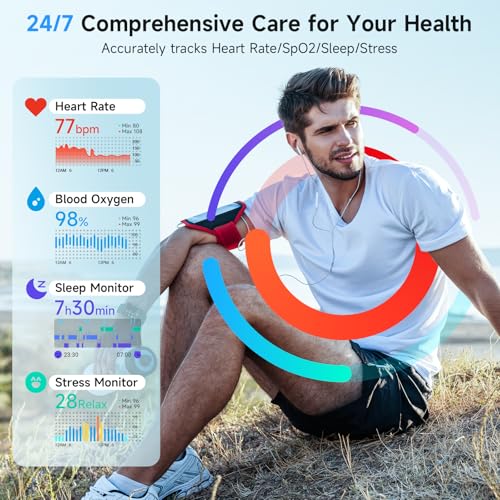 Smart Watch for Women Android iPhone, Alexa Built-in, 1.8