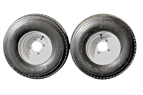 Antego 5.70x8 Trailer Tire & Wheel Set, 4 Lug, Load Range C
