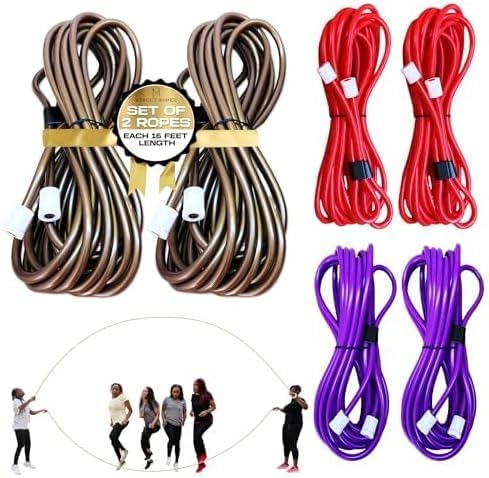 Miniatura 7 de Paquete de 2 cuerdas holandesas dobles Divine Grip. Cuerdas de salto holandesas dobles de alto rendimiento