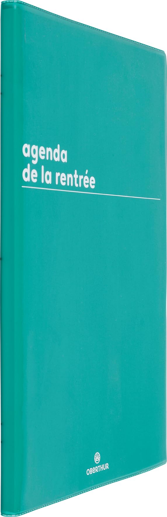 Oberthur - 1 Agenda Semainier de la Rentrée - Couverture Boréal Vert - Septembre 2026 à Septembre 2027 - Format 16 x 24 cm