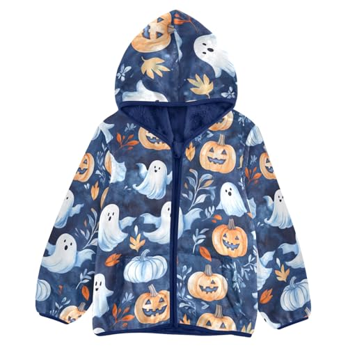 CHIFIGNO Boys Zip up Hoodie Boys Hoodies with Pockets Printed Fleece Jacket for Toddler and Kids - Main Image