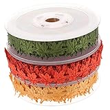 Balacoo 3 Rollos De Cinta De Hoja De Arce Guirnalda De Boda Cinta Para Lazos Adornos Para Álbumes De Recortes Cinta Para Envolver Regalos Cinta Para Coser Cinta Para Caja De Regalo