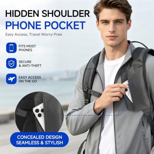 Mochila de viaje SWICKY para hombres y mujeres 40L miniatura 5