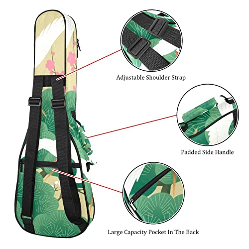 Housse pour ukulélé vintage japonais, grue d’oiseau de 10 mm d’épaisseur avec rembourrage en éponge de 53,3 cm, sac de… - Les Beatles, Paul McCartney, John Lennon, RIngo Starr, George Harrison Housse pour ukulélé vintage japonais, grue d'oiseau de 10 mm d'épaisseur avec rembourrage en éponge de 53,3 cm, sac de… – Image 4