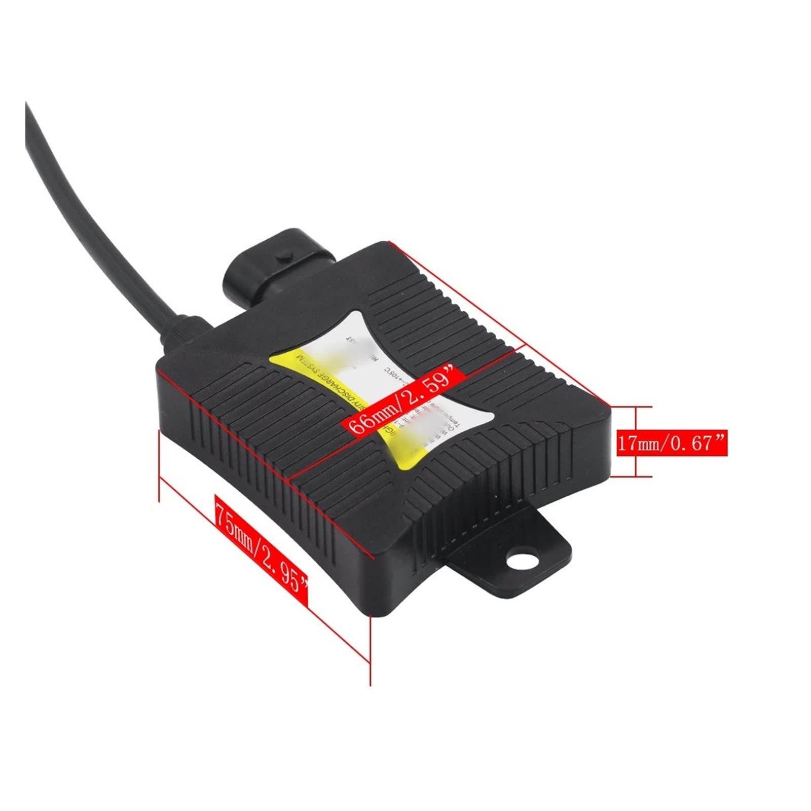 Xenón Bombilla Balasto De Xenón HID De 55W, Balasto Digital, Bloque De Encendido De 12V Para H1 H3 H4 H7 H8 H11 9005 HB3 9006 HB4, Kit De Xenón HID Para Coche (Talla : 2PCS)