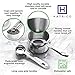Heavy Duty Professional 10-pc Stainless Steel Measuring Cups and Spoons Set with Riveted Handles, Polished Stackable Measuring Cup and Measuring Spoon, Thick Gauge Steel, Built to Last a Lifetime