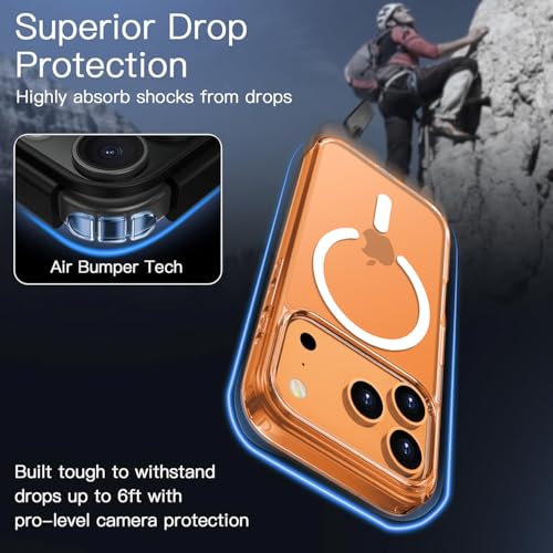 Coque iPhone 17 Pro Max MagSafe KPPIT antichoc pour éviter les rayures et bris d'écran