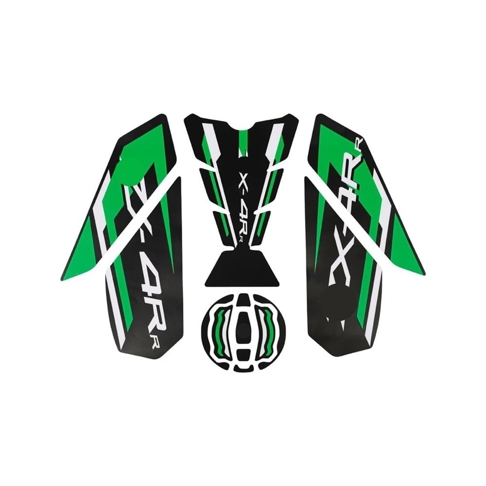 for Ka&wasaki ZX4R ZX4RR 2023+ Fuel Tank Pads Moto Body Decal Motorcycle Stickers Sticker