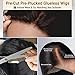FACMOOD 6x4 HD Lace Wear and Go Glueless Wig Human Hair Pre-Plucked, Pre-Cut Lace Glueless Wigs, No Glue Lace Front Closure Wig Straight, 200% Density, 24 inch