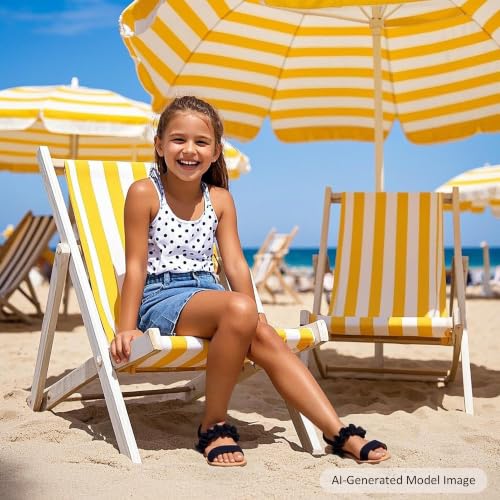 Image of Felix & Flora Toddler Girl Sandals - Little Girl Easter Dress Shoes Lightweight Open Toe Beach Holiday Flats