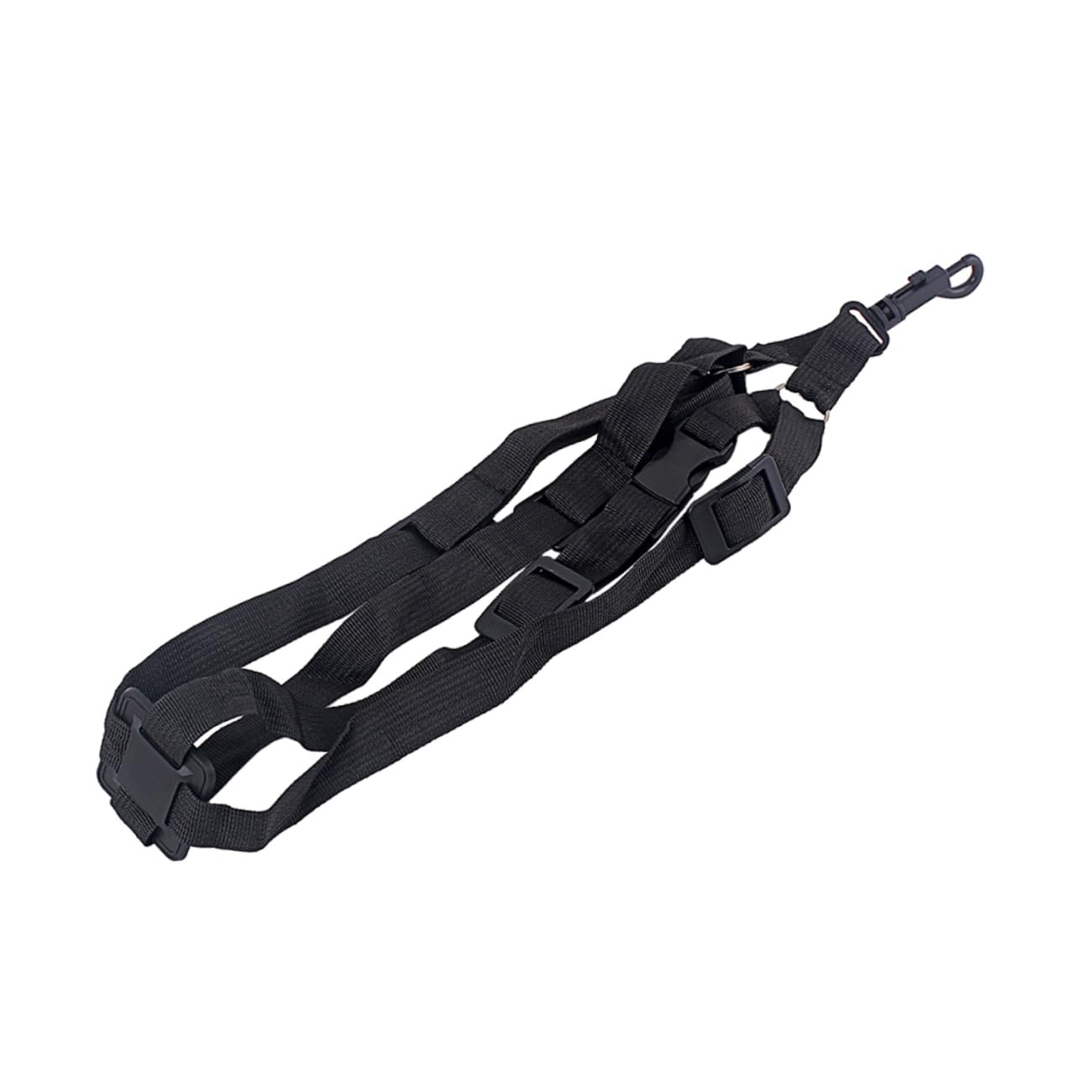 Holibanna Adjustable Saxophone Harness Shoulder Strap Soft Durable Design for Alto Tenor Soprano Easily Installed Weight Dispersing for Comfort Black