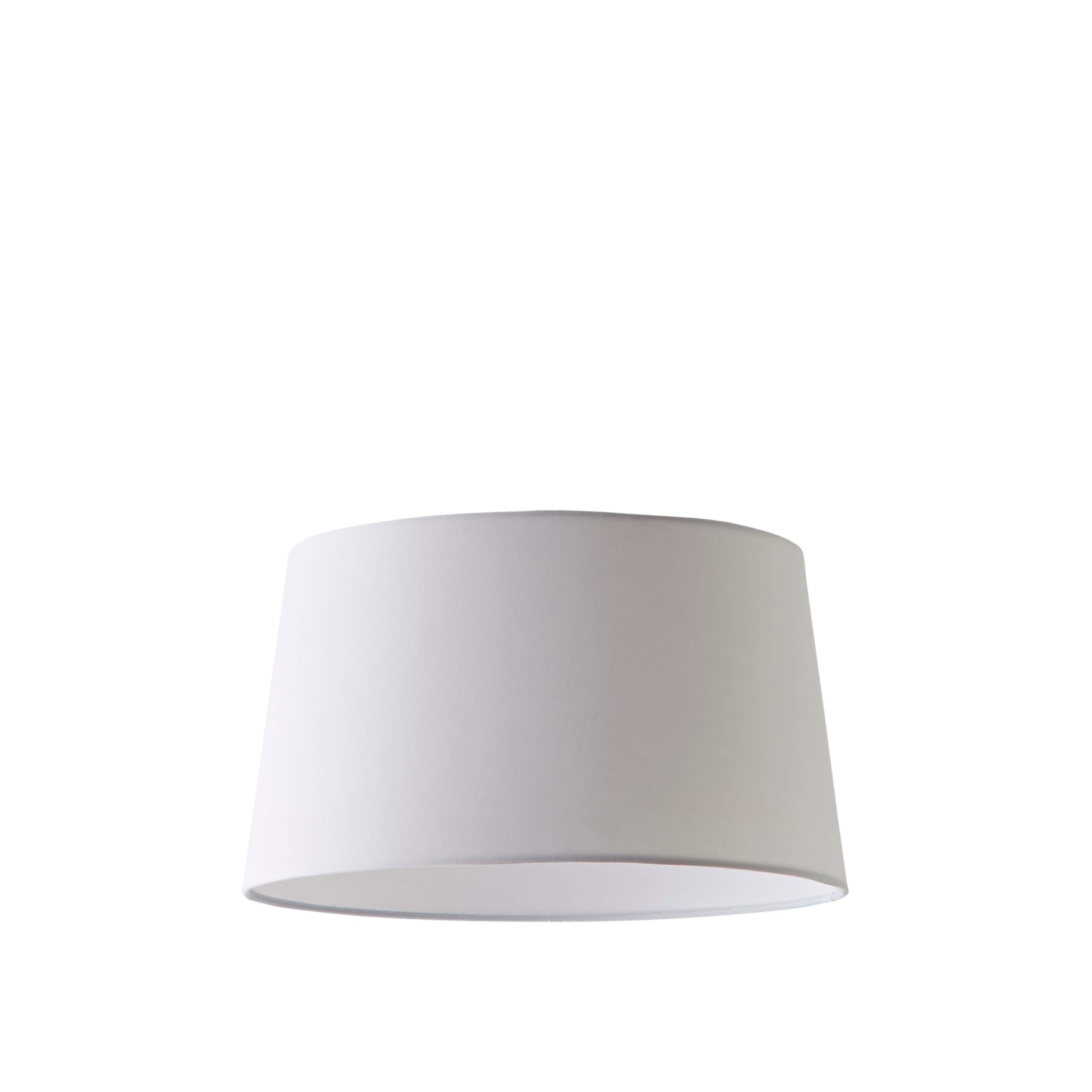 B&Q -  Aspen Medium White Tapered Ceiling Lamp Shade (D)35Cm