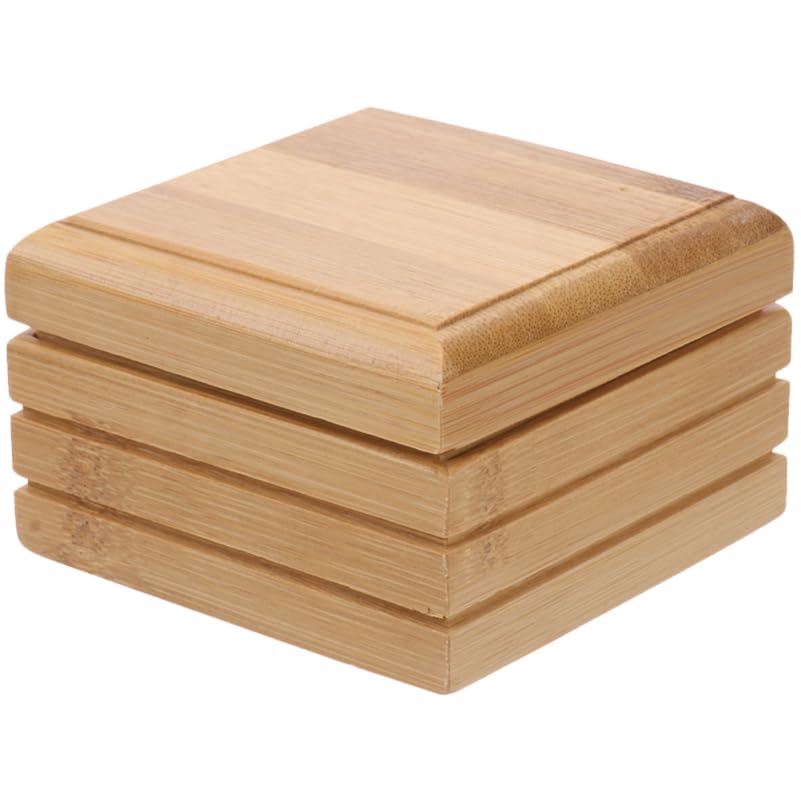 Bamboo Soap Dish with Lid Bamboo Soap Holder for Bathroom and Shower Stylish Tray for Bar Storage Natural Case