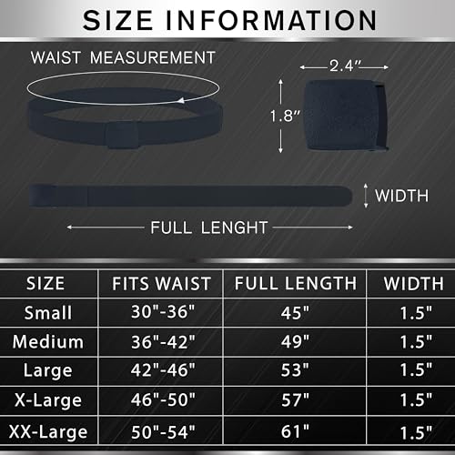 Image of TECEUM Tactical Belt - Heavy-Duty & Quick Release - Military, Work, Rigger, Duty & Utility Belt for Men