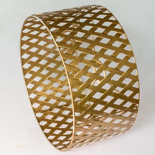 ZTgoldlampenschirm E27 Lampenschirme aus Metall, hohl geschnitzt...