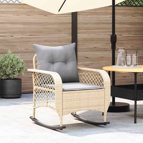 Fauteuil à bascule de jardin résistant aux intempéries et stable
