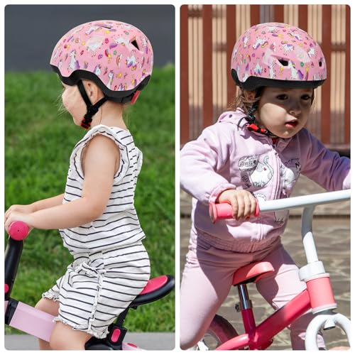 Image of Toddler Bike Helmet, Kids Helmets Baby Infant Bike Helmet for Kids Toddlers Boys Girls Age 1-3 /2-4 /3-5 /5-8 for Biking Scootering Skateboarding