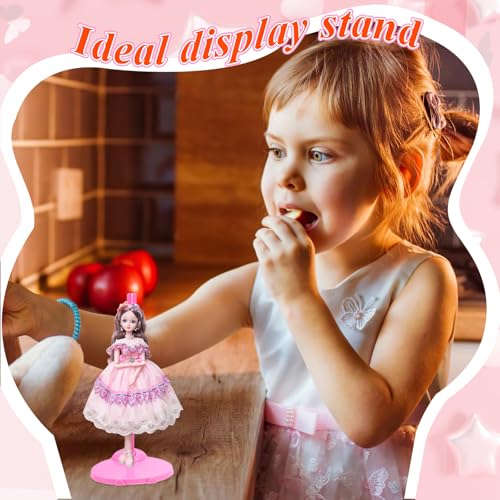 Image of Stands Compatible with Barbie Doll, Pink Doll Stands for Display Barbie,10PCS Stands Compatible with Barbie