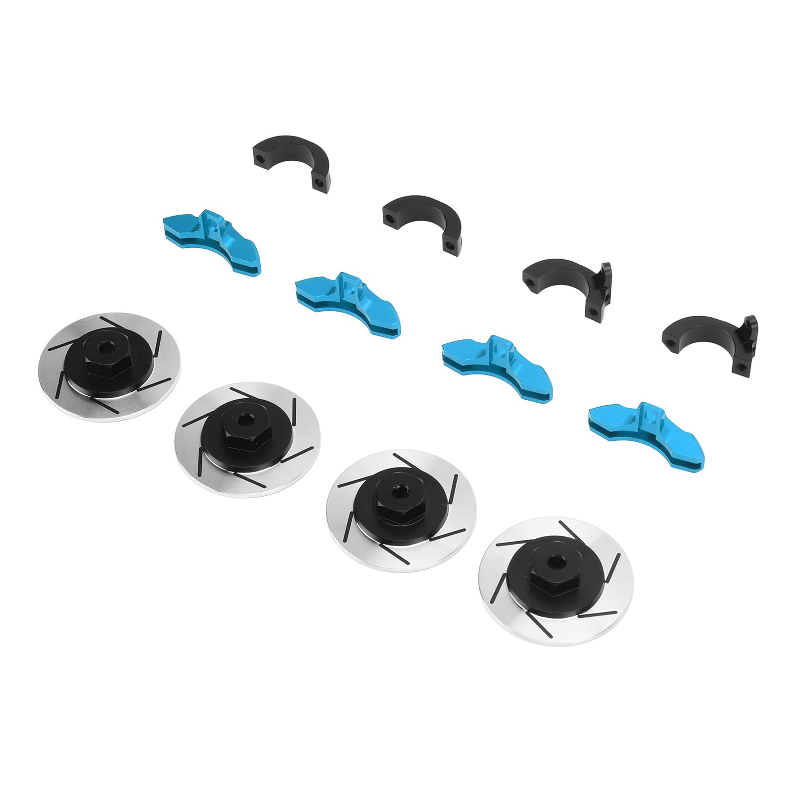 plplaaoo Adaptador Hexagonal de Rueda de Disco de Freno de Aluminio de 12 mm Piezas de Mejora de Alto Rendimiento para Coche CC02 CC 02 1/10 RC Aleación de Aluminio Ligera y Duradera (Azul)