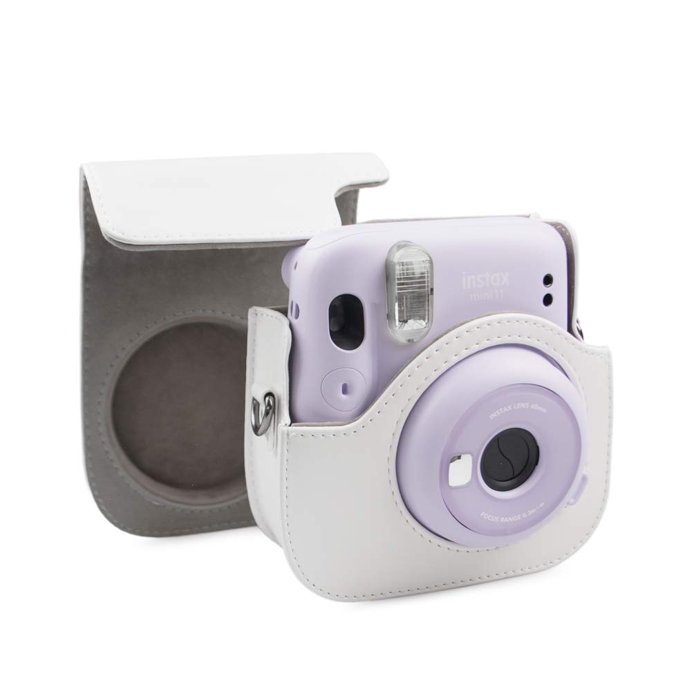 Étui De Protection Et Accessoires Pour Fujifilm Instax Mini 11 - Coque Souple, 4 Filtres Couleur, Objectif Selfie, Cadre Photo, Noir