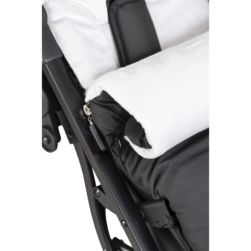 Saco Silla Paseo Universal Interbaby | Saco Bebe Invierno Suave, Cálido, Afelpado | Saco Carro Bebe Invierno Desmontable, Doble Apertura, Lavado Fácil, Materiales Antialérgicos