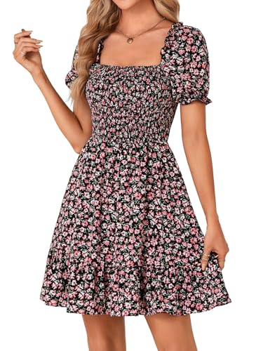 Image of Rooscier Women's Summer Boho Mini Dress