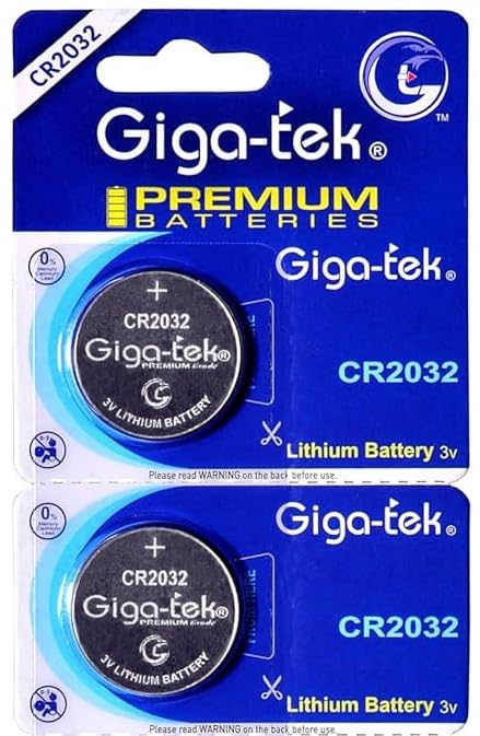 Image of CR2032 Lithium Coin Battery 3V, Suitable for use in CAR Key, GLUCOMETER Giga
