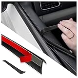 13Ft Car Door Rubber Seal Strip,Silent & Dustproof Rubber Car Window Seal Strip,Universal V-Shaped Self Adhesive Automotive Window Seals Trim with Installation Tool