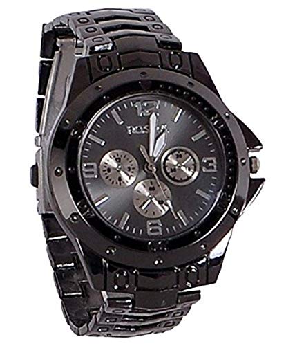ITHANO Rosra Chronograph Style Round Dial Black Colour Mens Wrist Watch - ITROSBK01 (B07BQYNMJC) Amazon Price History, Amazon Price Tracker