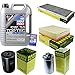 Produktbild QR-PARTS 69387999 Filter Set Inspektionspaket 5 Liter Motoröl Top Tec 4600 5W-30 MANN-FILTER Innenraumfilter Kraftstofffilter Luftfilter Ölfilter