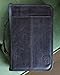 Aviator Bible Cover, Zippered, with Handle, Leather Look, Brown, Large