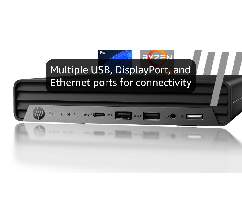 Amazon.com: HP 2025 Elite 805 Mini PC Desktop Computer, AMD Ryzen
