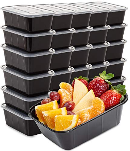 Food Containers Meal Prep Containers (30 Pack 33 Ounce) Plastic Food Containers
