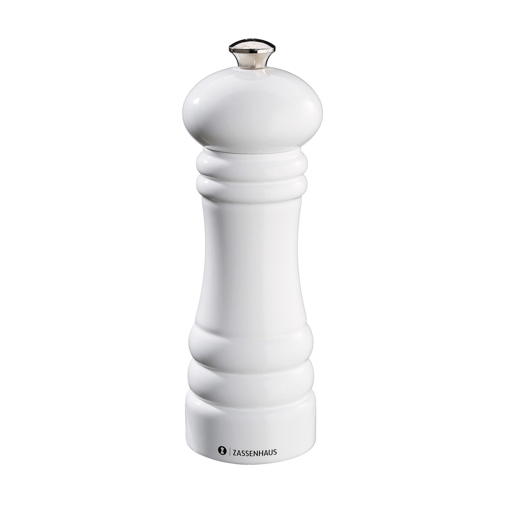 Zassenhaus Pfeffermühle Berlin weiss/glänzend 18 cm