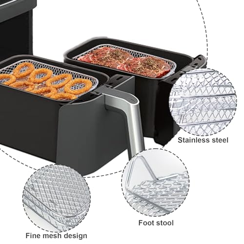 Rack de friteuse à air pour éviter les aliments attachés et optimiser l'espace de cuisson - 7