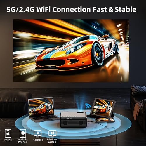Fudoni Projector With Wifi And Bluetooth thumb #2