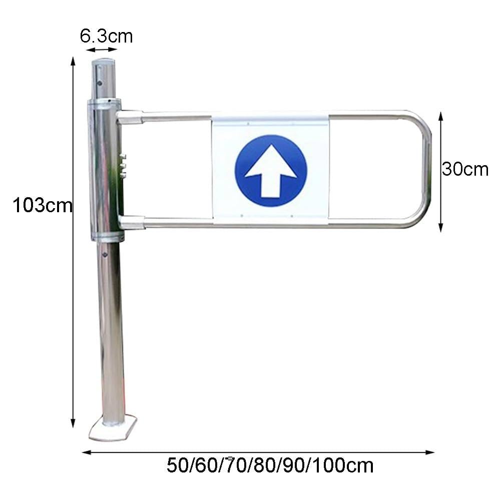 Barrière de sécurité à Fermeture Automatique, Porte à Sens Unique pour supermarcasins, entrepôts, bibliothèques et entrées de Bars panoramiques - Améliorez la sécurité et Le contrôle d'accès