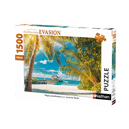 Preisvergleich Produktbild Nathan 4005556877942, Puzzle für Erwachsene, Strand, Landschaft, Reise