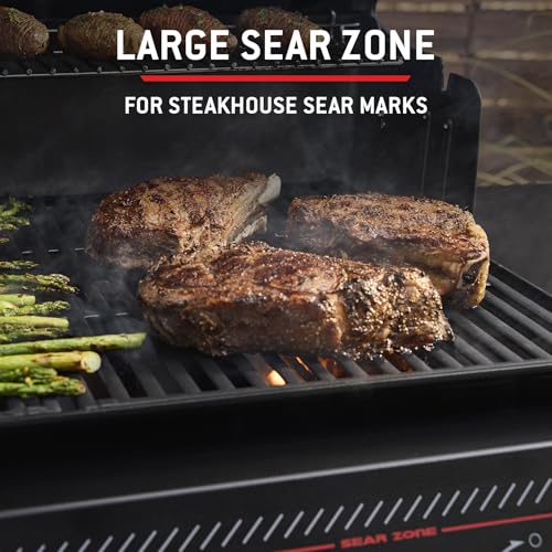 Image of Weber Genesis E‑430 Gas Grill Stealth Edition (Natural Gas) for Outdoor Cooking, Premium 4‑Burner - Porcelain-Enameled Cast-Iron Grates, PureBlu, Sear Zone with Weber Crafted Frame Kit