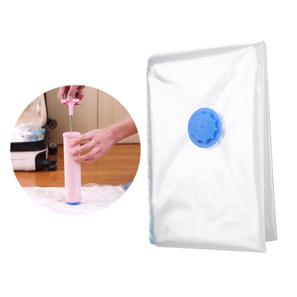 Saco de compresión Bolsa de Almacenamiento Impermeable de 15 Piezas Bolsa de Almacenamiento al vacío Bolsa de Almacenamiento Impermeable Organizador para Ahorrar Espacio Bolsa de
